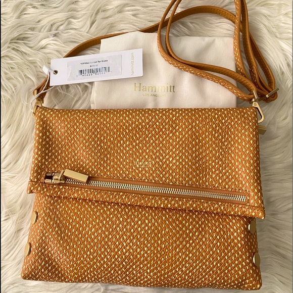 Hammitt VIP | Apricot Tan Snake/Brushed Gold | Med - Picture 2 of 12